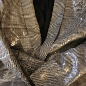 Maurices Gray Sequin Blazer